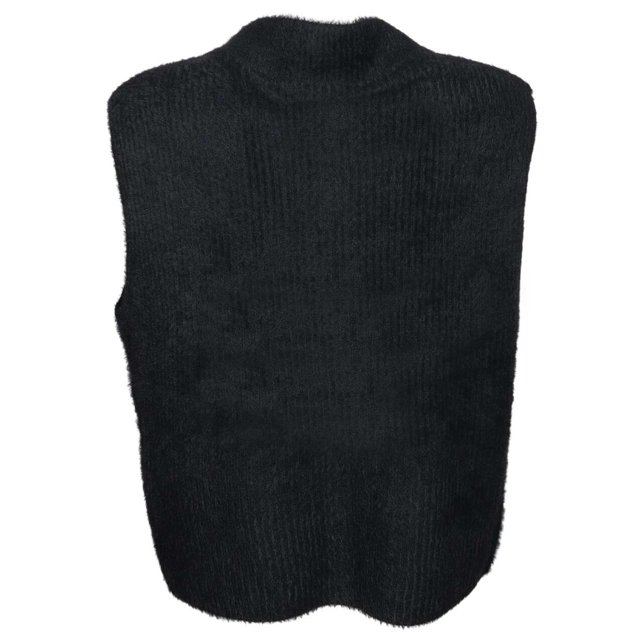 Damen Strickweste von s.Oliver in Schwarz, Rückansicht