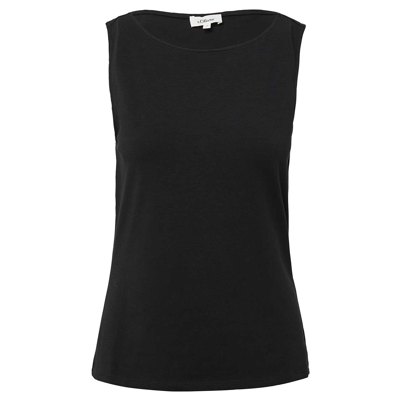 Damen Top von s.Oliver in Schwarz mit der Farbnummer 9999, Vorderansicht
