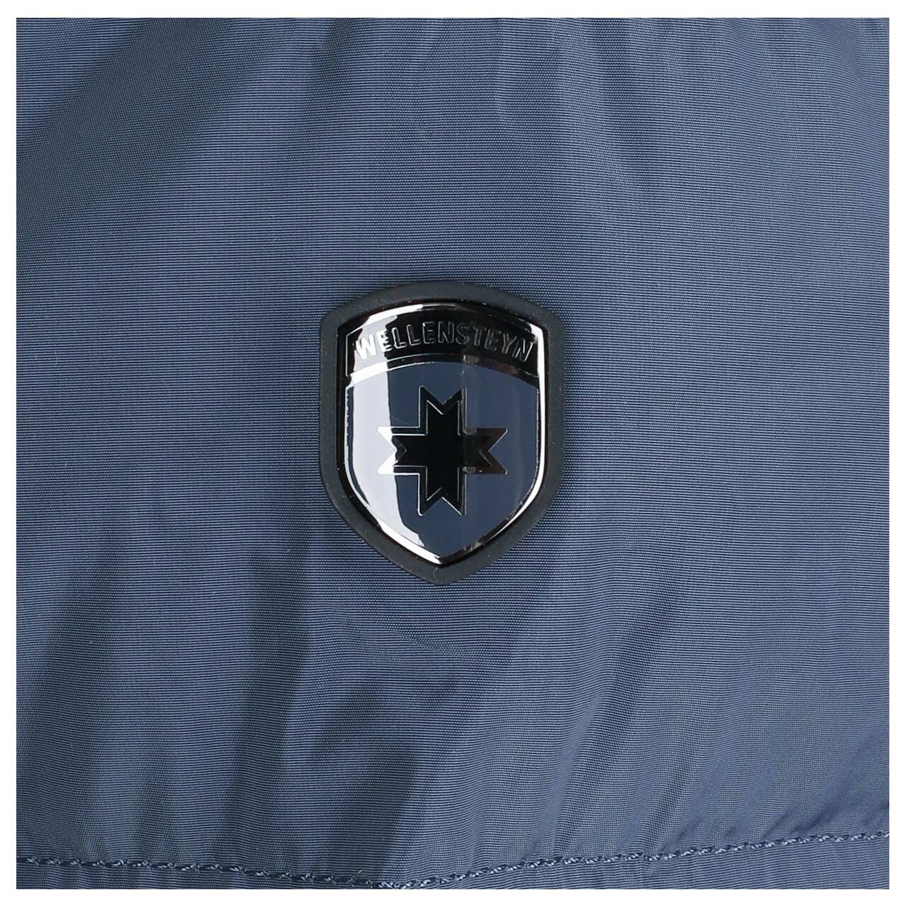 Herren Jacke Carmenere Men von Wellensteyn in Rauchblau, Detailansicht vom Logo
