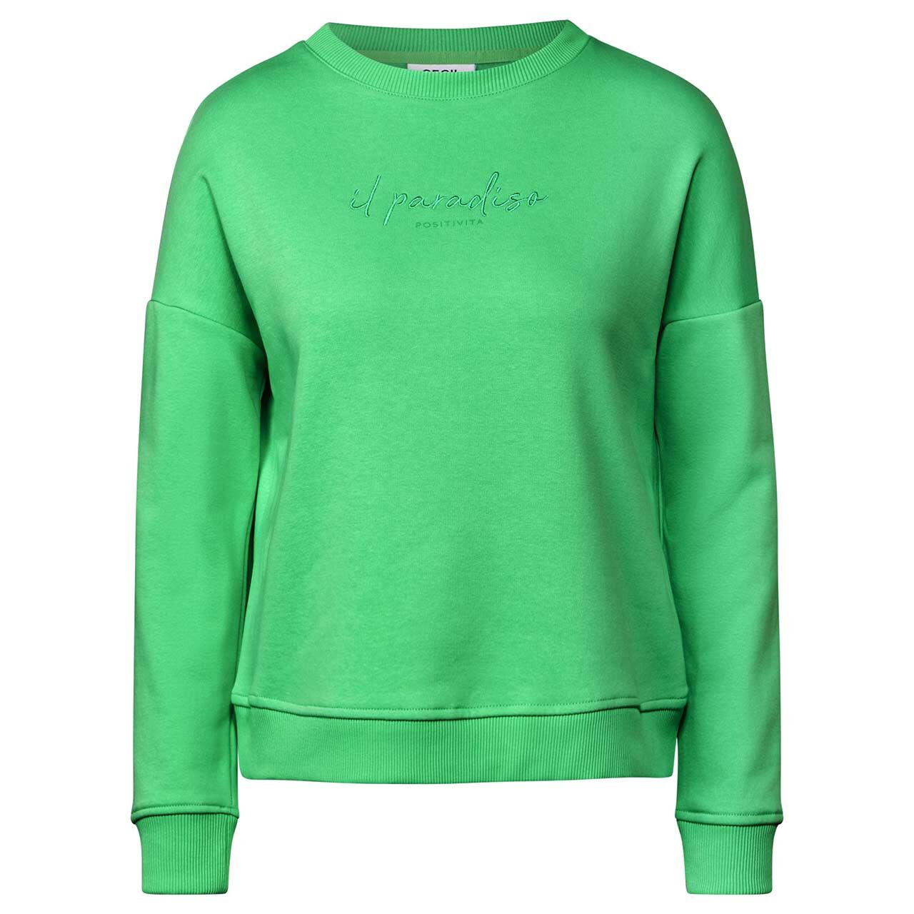 Cecil Damen Sweatshirt iced neon green