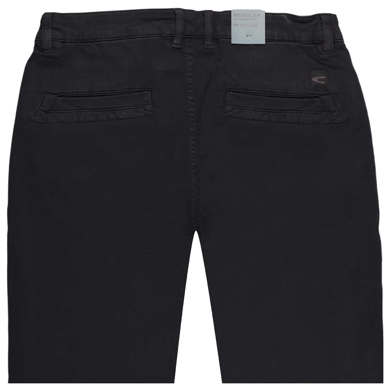 Herren Chino Baumwollhose Houston fleXXX von Camel active in Dunkelblau, detaillierte Rückansicht