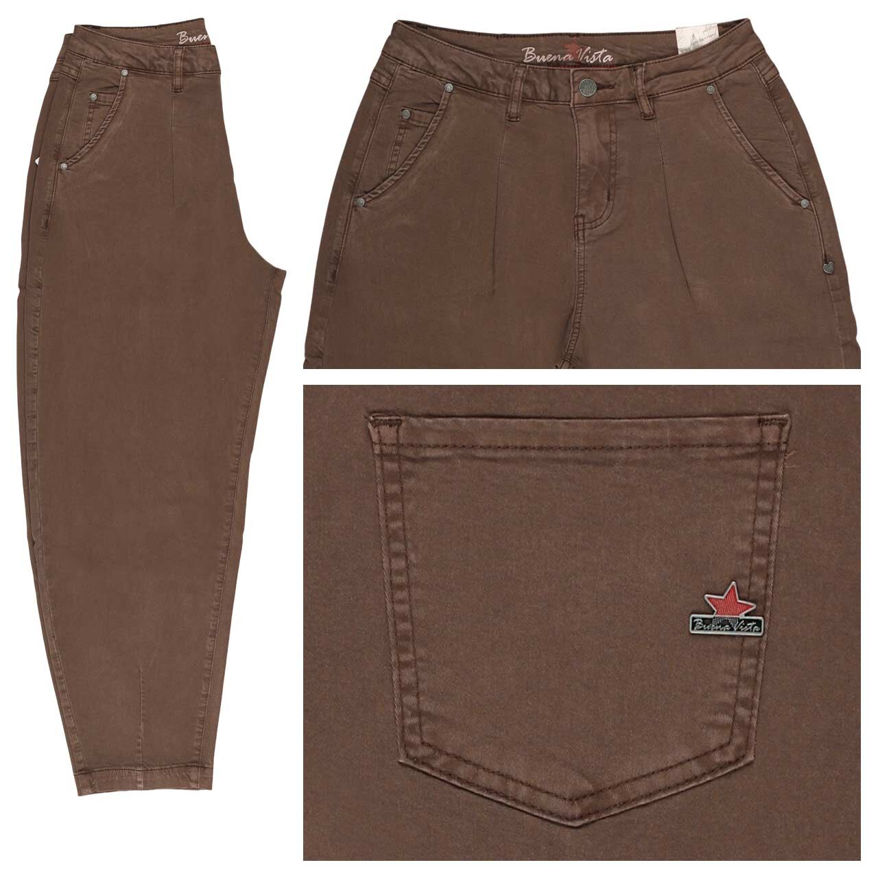 Buena Vista Ballon 7/8 Summer Twill Baumwollhose kaffee