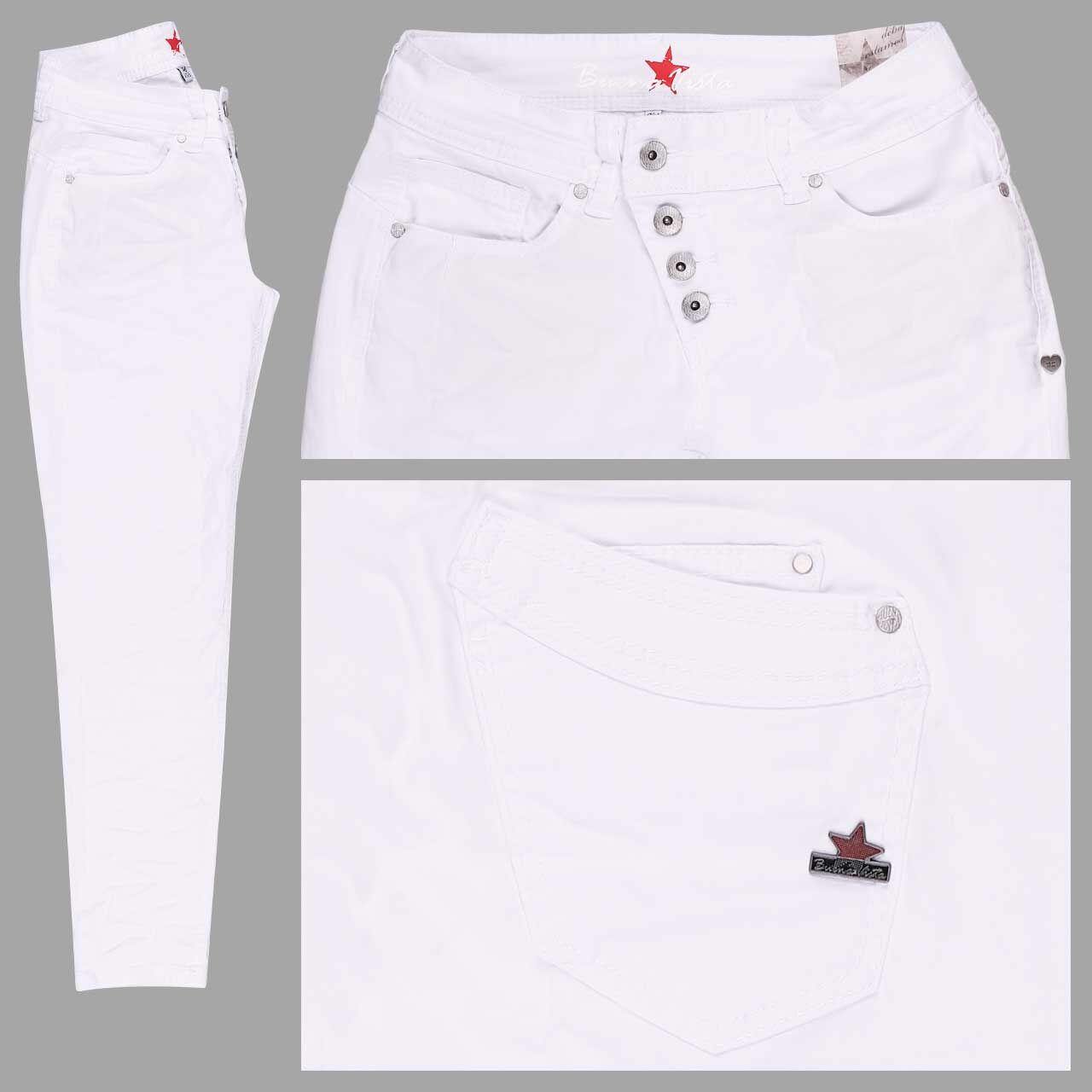 Buena Vista Malibu 7/8 Stretch Twill Baumwollhose clear white Buena Vista Malibu 7/8 Stretch Twill Baumwollhose clear white