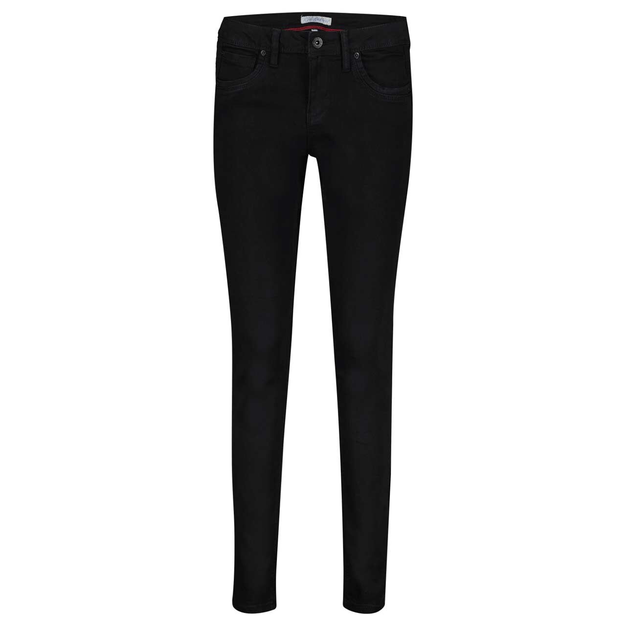 Stretch Damenjeans Jimmy von Red Button in Schwarz, Vorderansicht