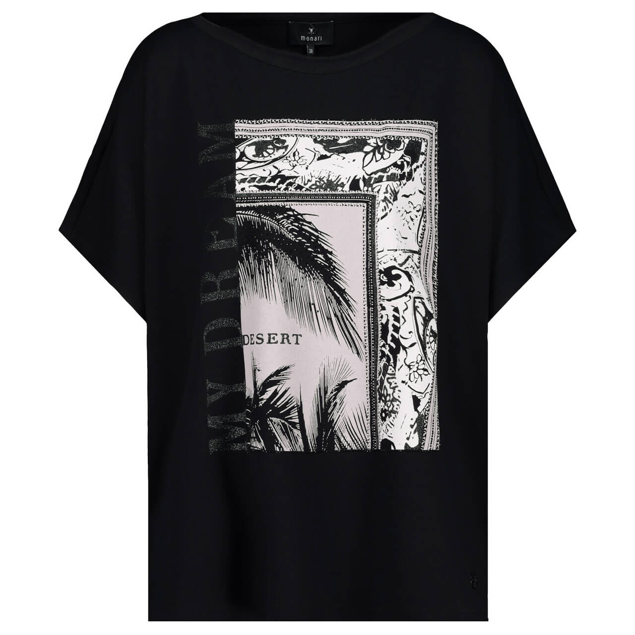 Monari Damen T-Shirt black desert