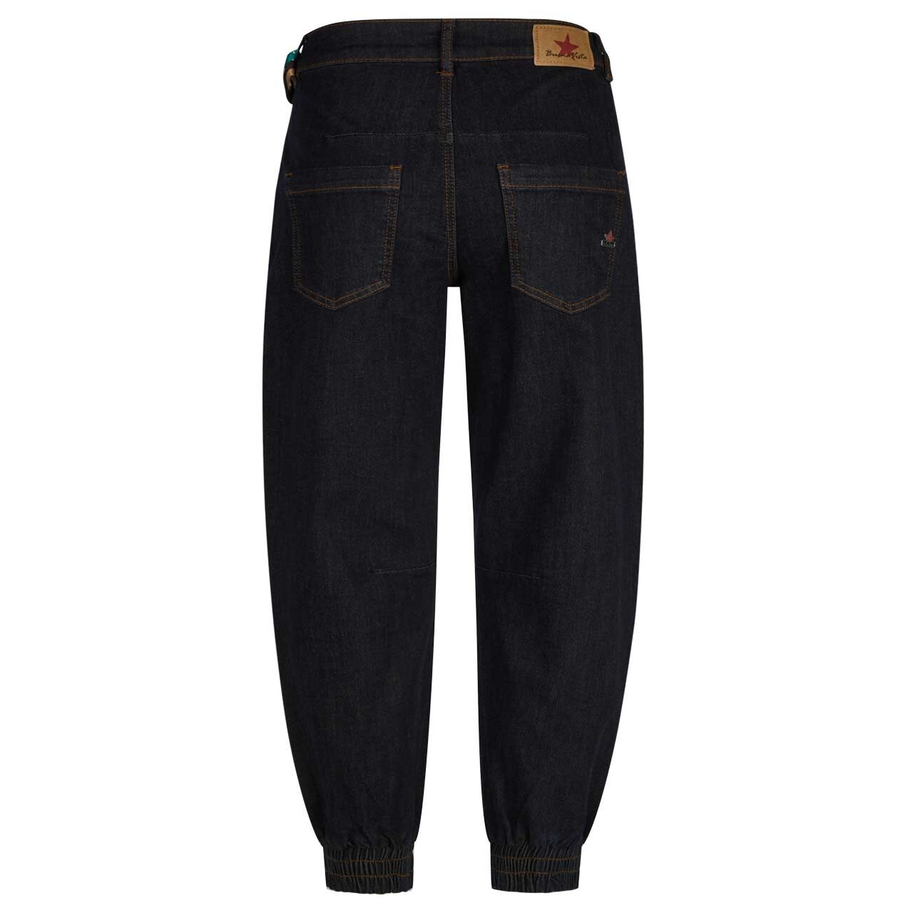 Damenjeans Barrel-R 7/8 Stretch Denim von Buena Vista in Dunkelblau, Rückansicht