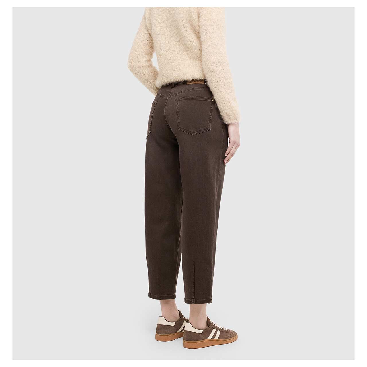 MAC Bobbie 7/8 Jeans brown stone wash