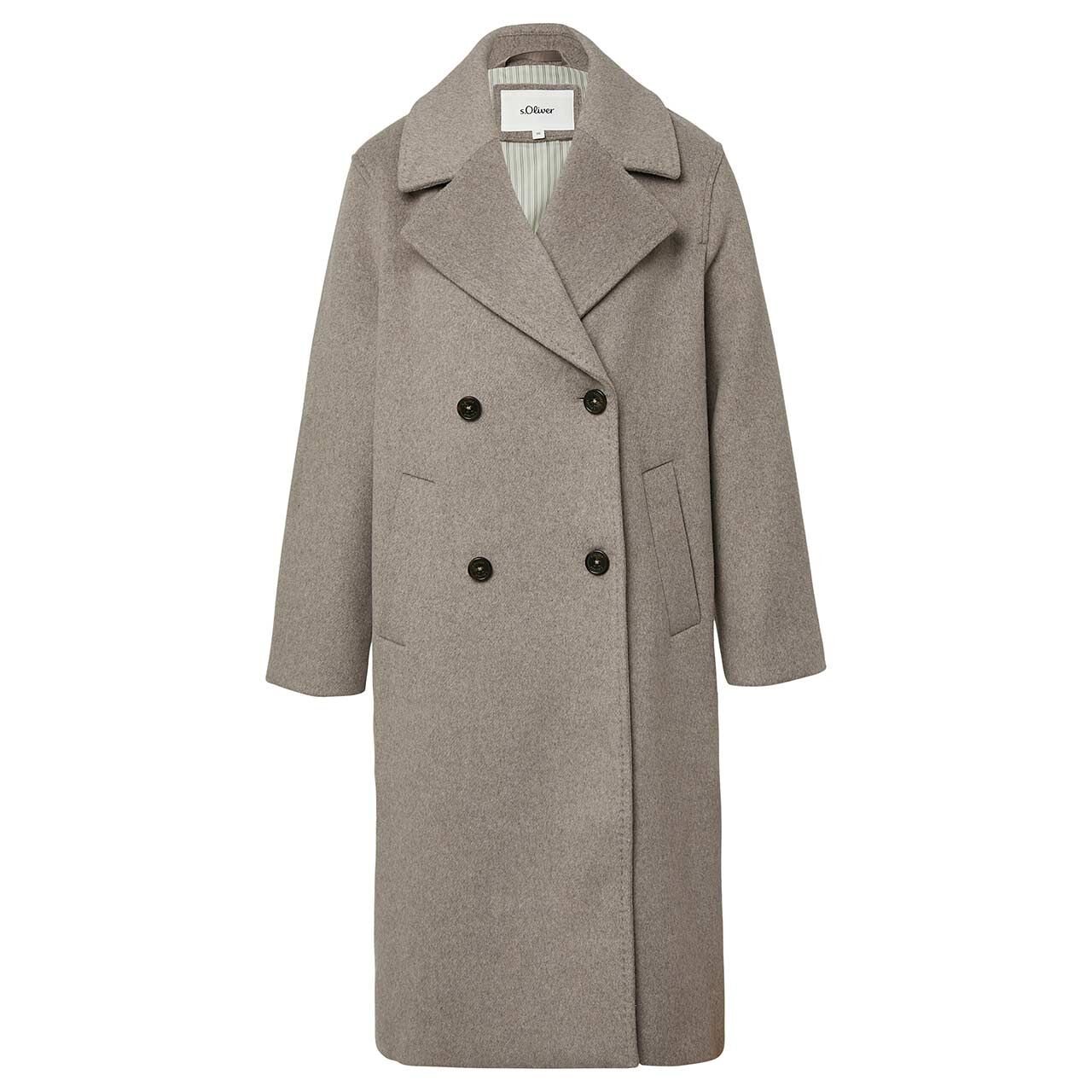 s.Oliver Damen Mantel taupe