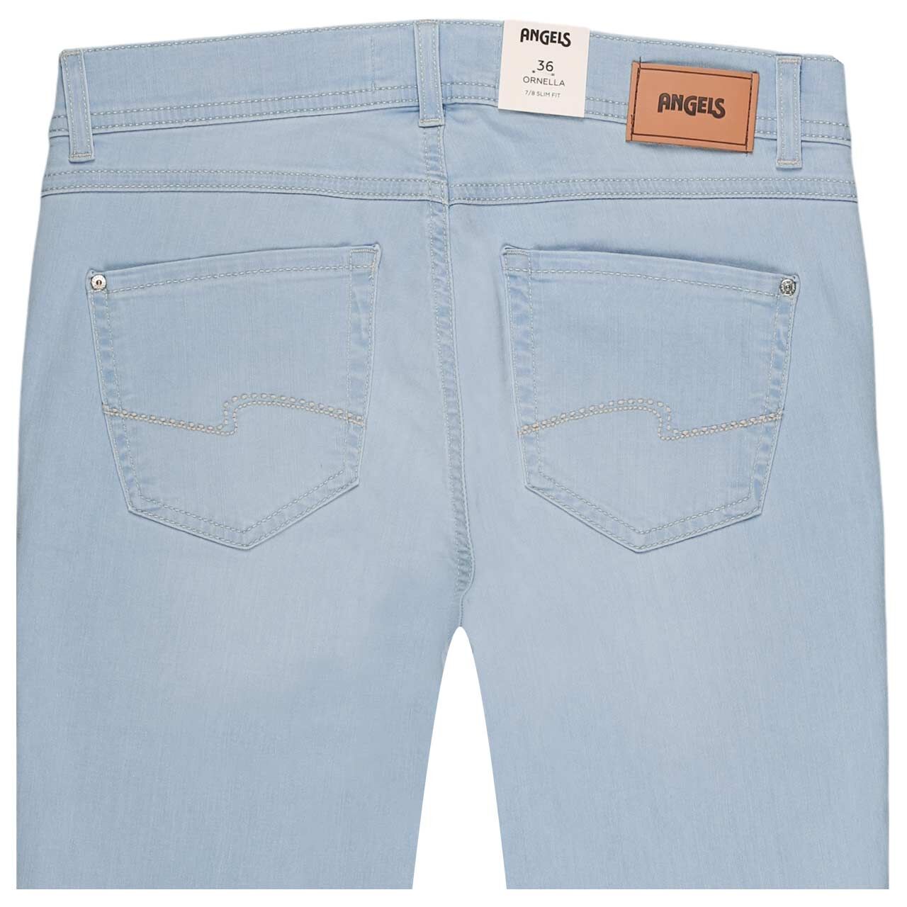 Damen 7/8 Jeans Ornella von Angels in Hellblau, detaillierte Rückansicht