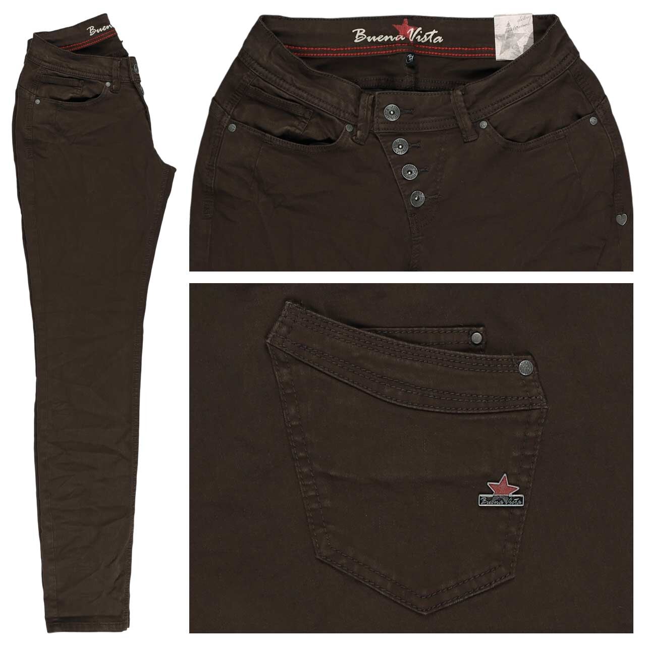 Buena Vista Malibu Stretch Twill Baumwollhose dark choco