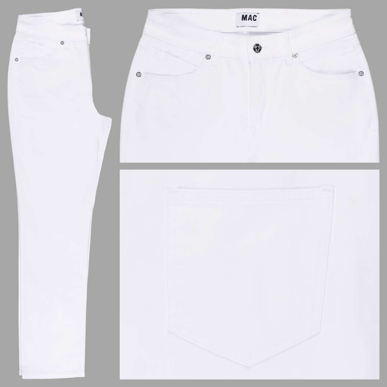 MAC Melanie Jeans classic white