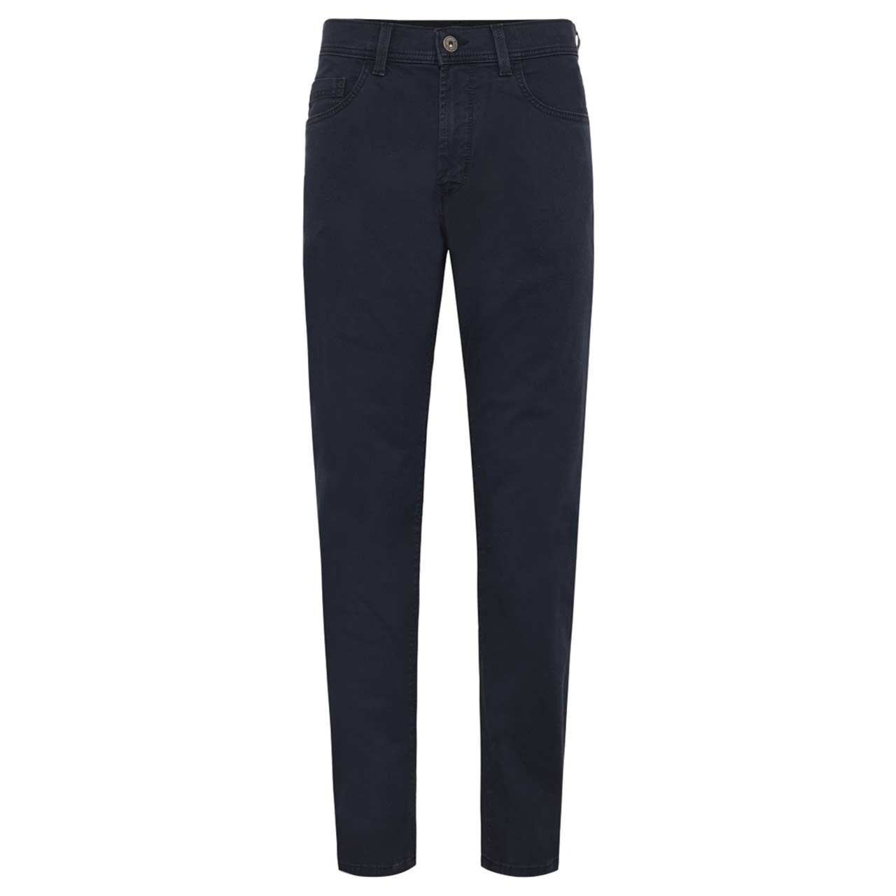 Stretch Herren Baumwollhose Rando in Dunkelblau von Pioneer, Vorderansicht