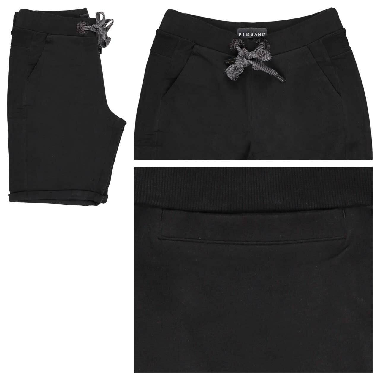 Elbsand Brinjana Jogpants Baumwoll Shorts quartz