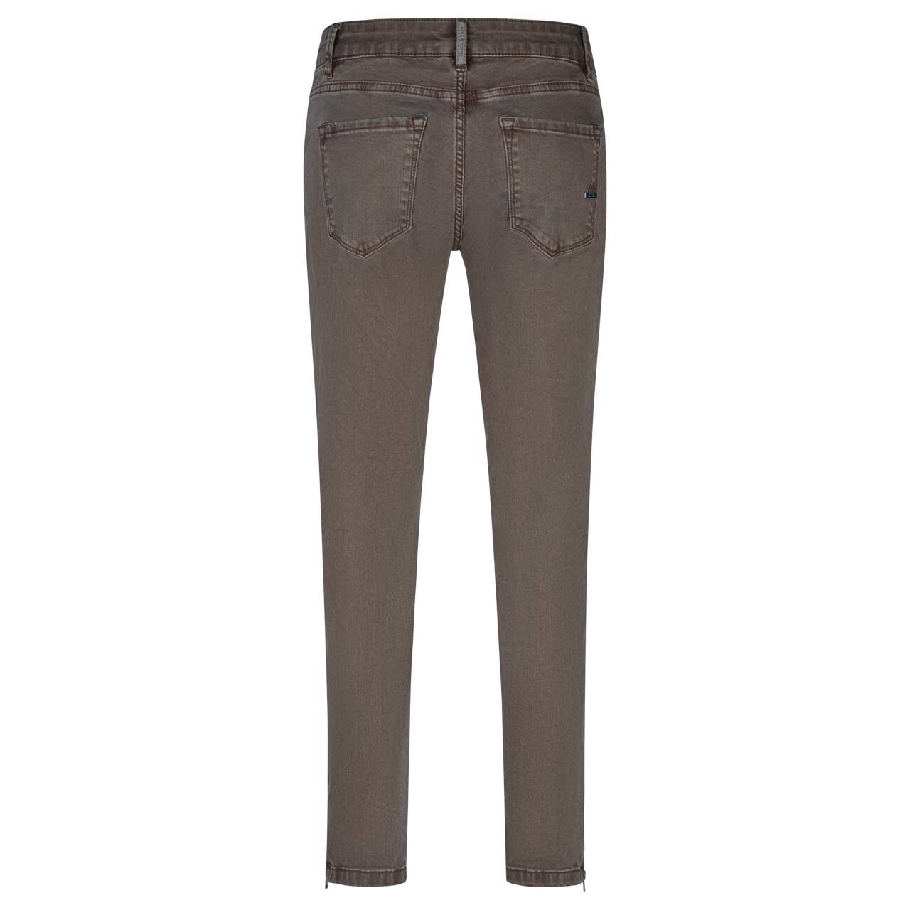Damen Baumwollhose Italy V 7/8 Stretch Twill von Buena Vista in Braun, Rückansicht