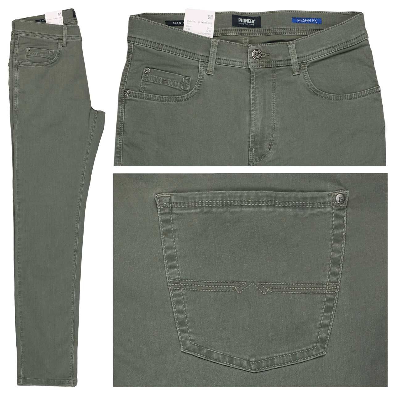 Pioneer Rando Baumwollhose Megaflex green jade stonewash