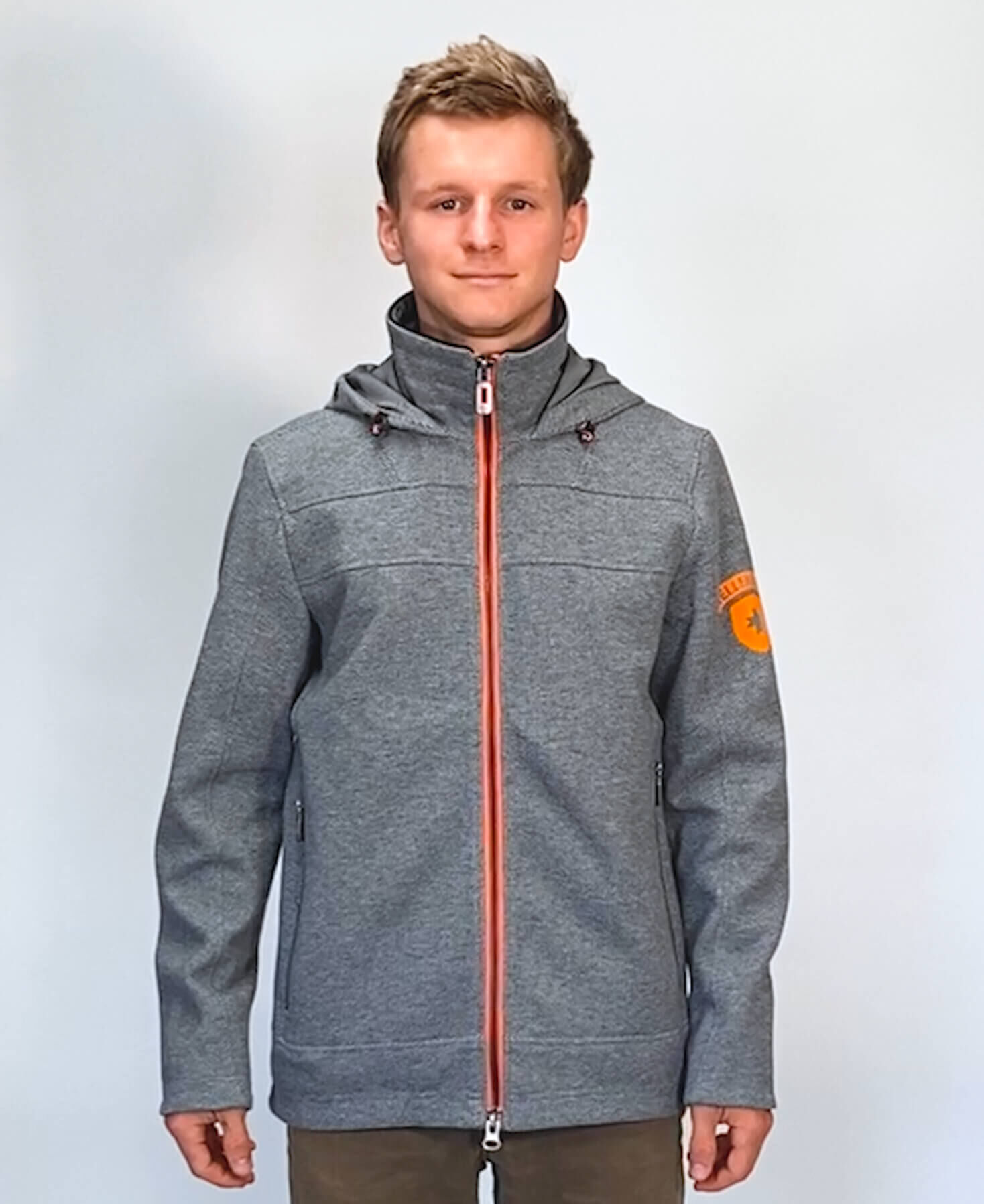 Wellensteyn Florida Men Herren Jacke greymelange/neonorange