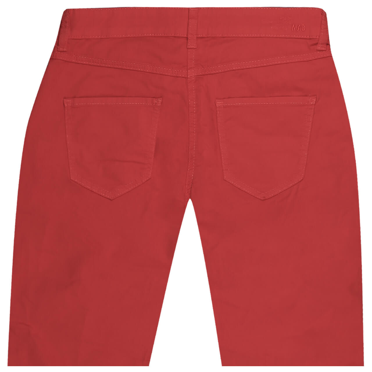 mac-jeans-capri-rot-891-hinten MAC Carpi Baumwollhose für Damen in Rot, FarbNr.: 891R