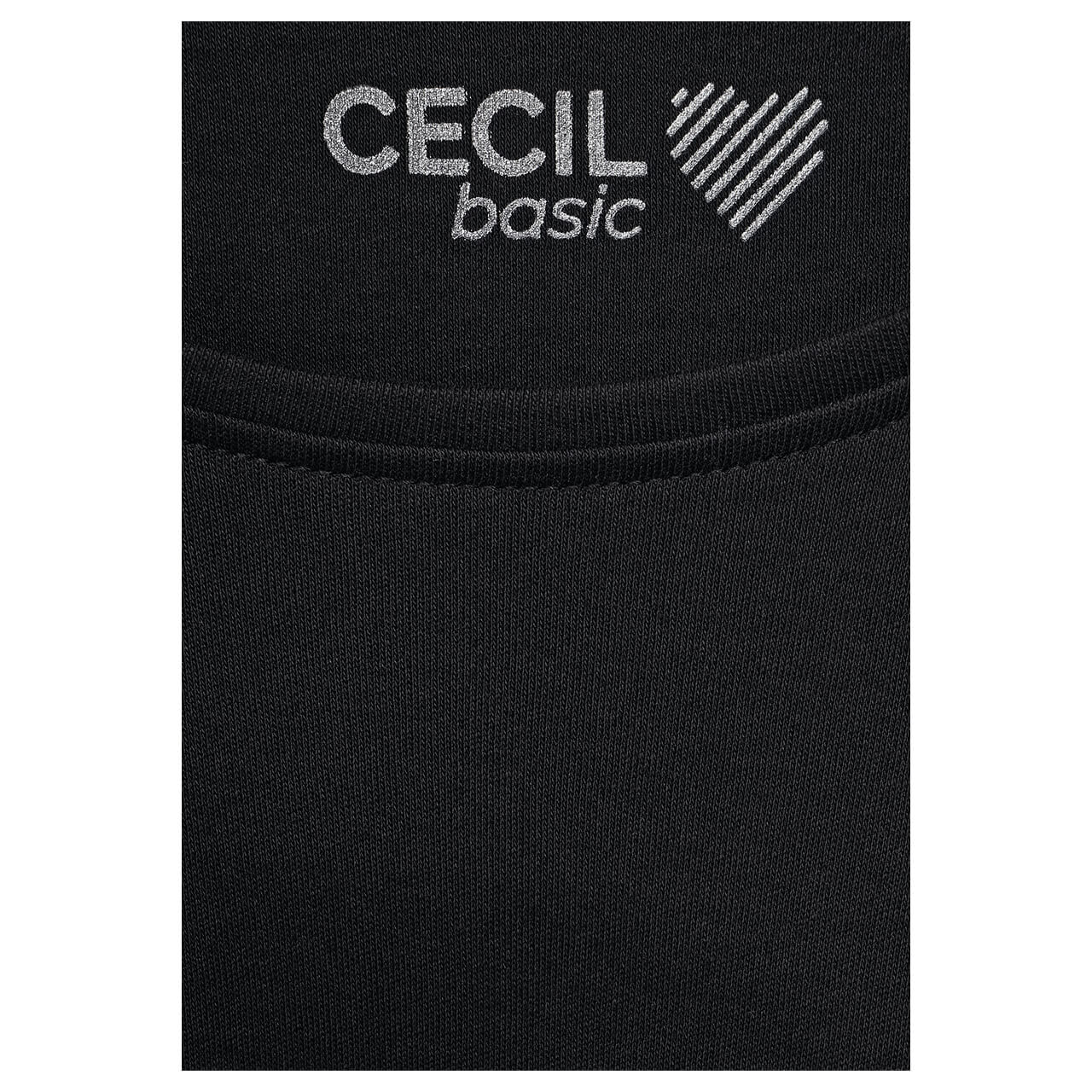 Cecil Pia Langarm Shirt black