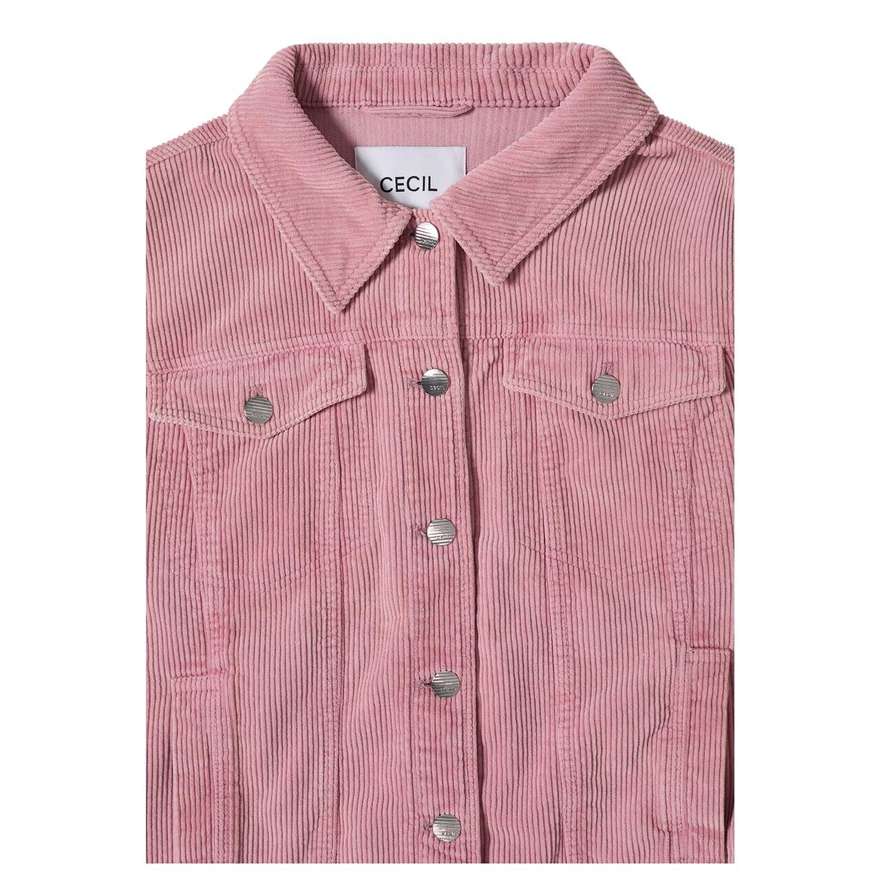 Cecil Damen Cord Hemdjacke velvet rose