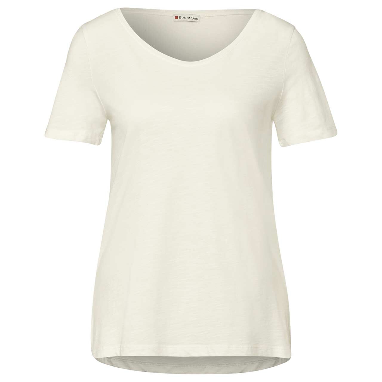 Street One Damen T-Shirt Gerda off white