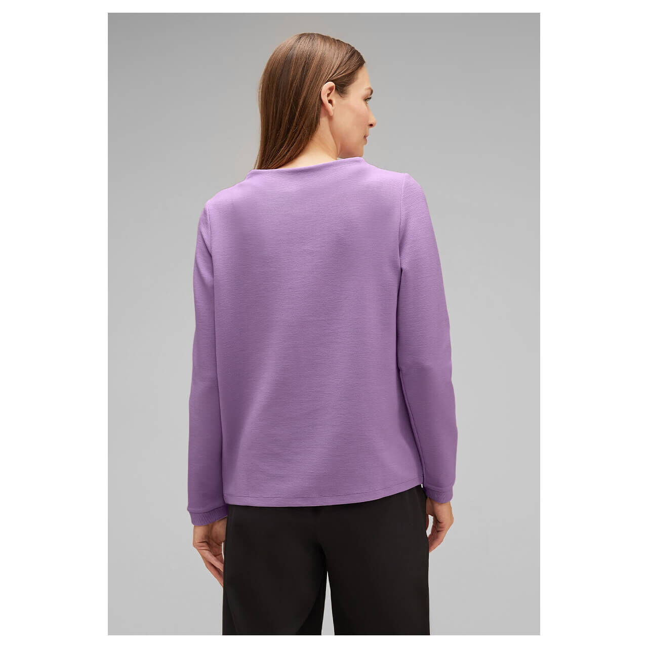 Street One Damen Pullover Turtle neck soft pure lilac