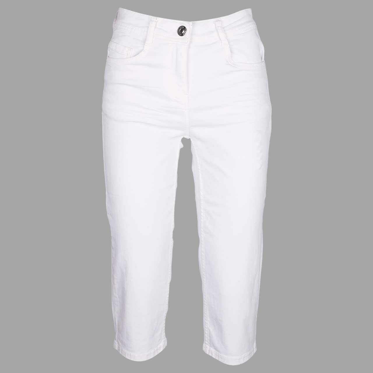Cecil Toronto Capri 3/4 Jeans white