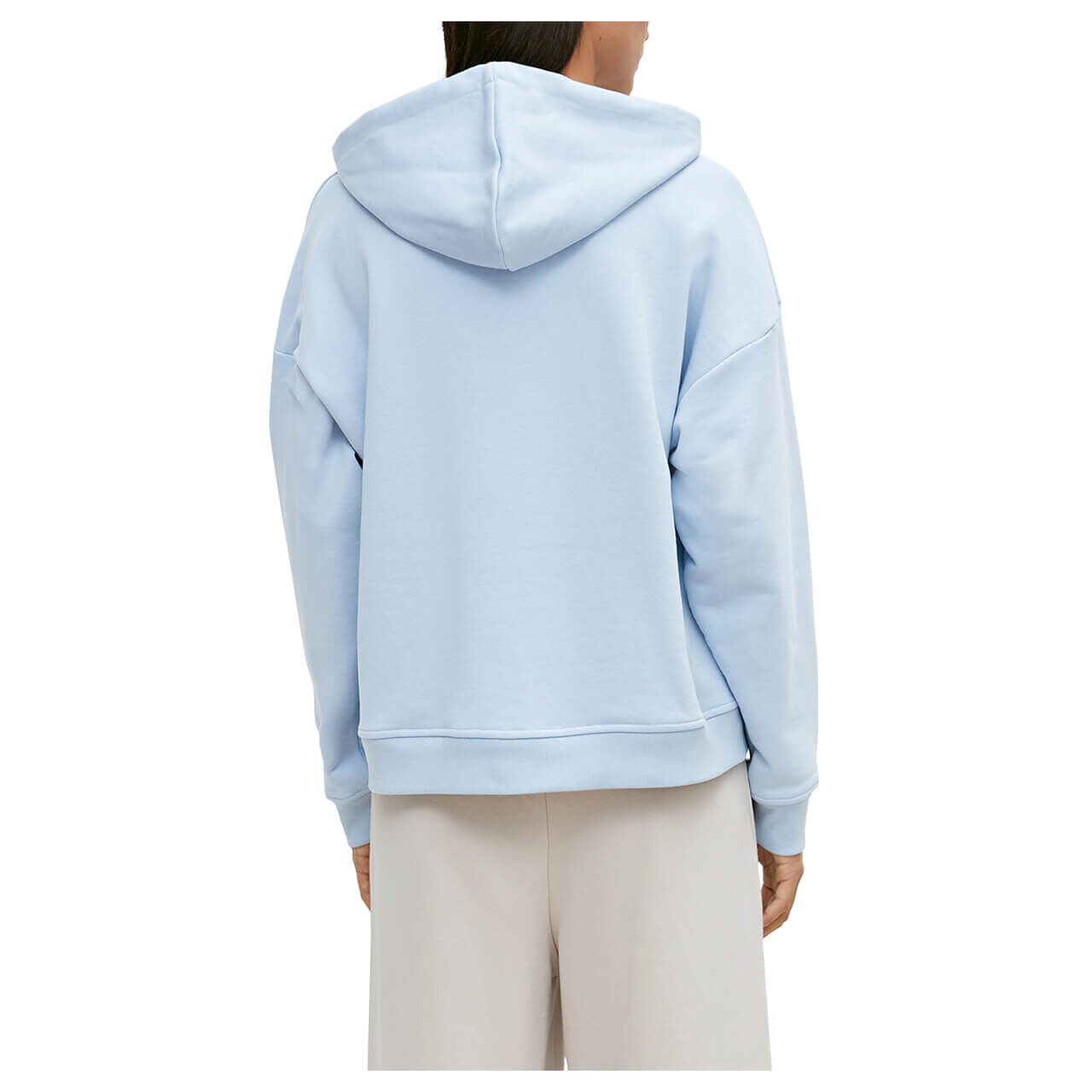 Comma Damen Hoodie Sweatshirt dusty blue