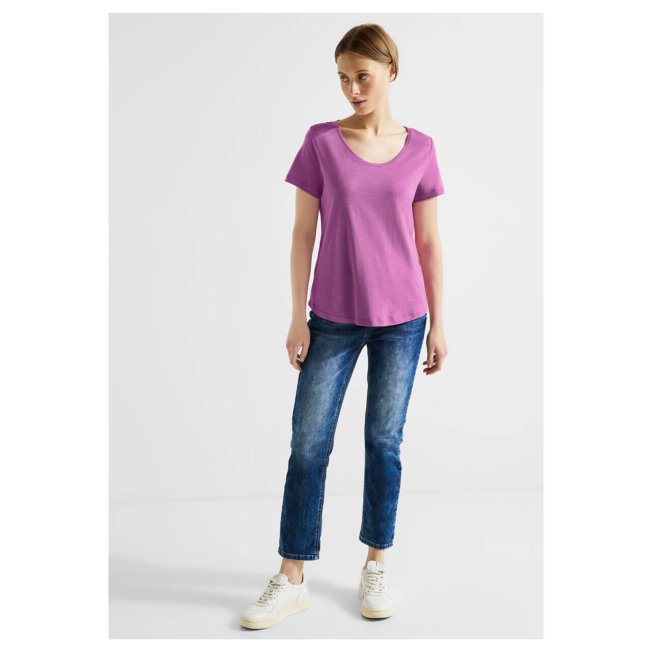 Street One Gerda T-Shirt meta lilac