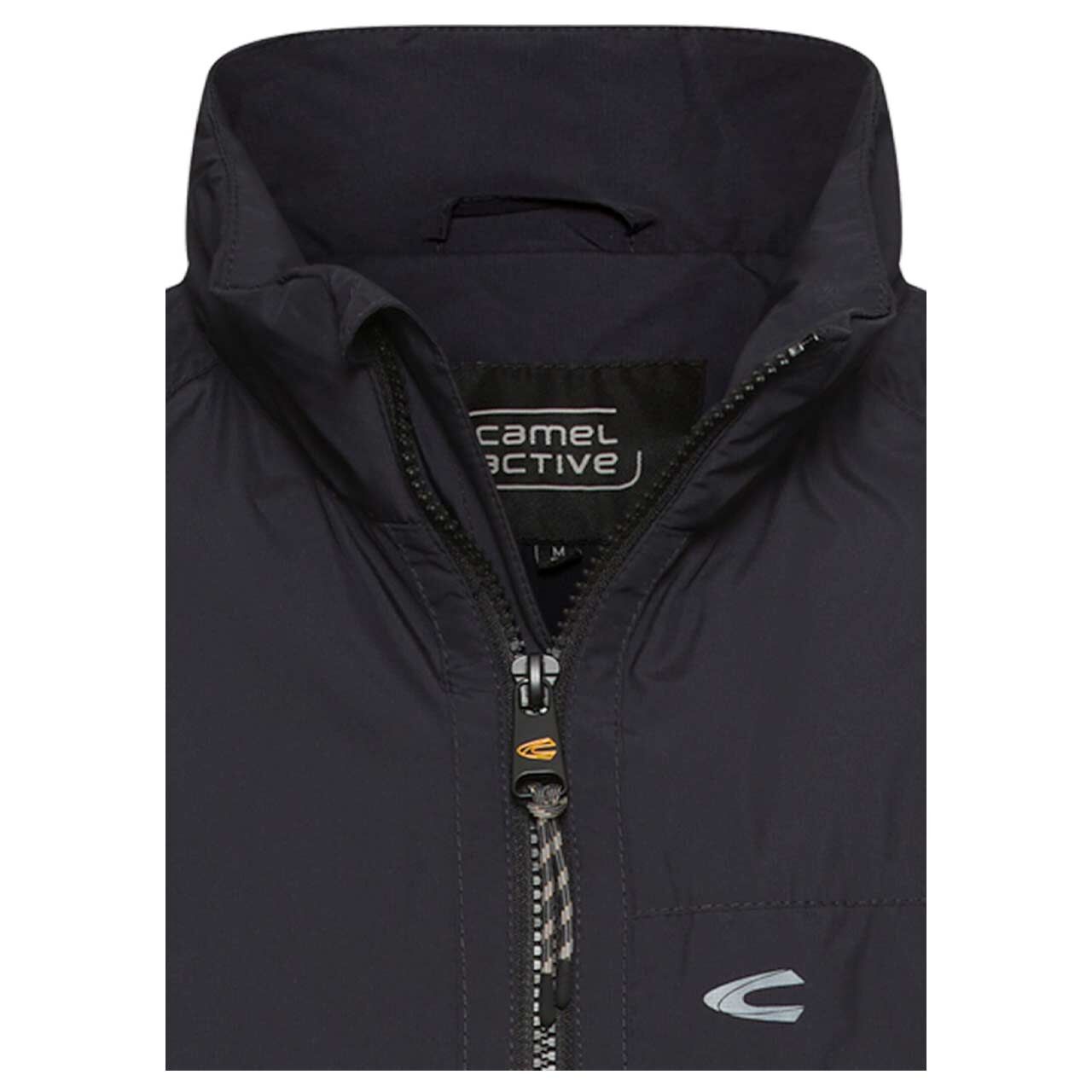 Herren Weste von Camel active in Dunkelblau, detaillierte Vorderansicht