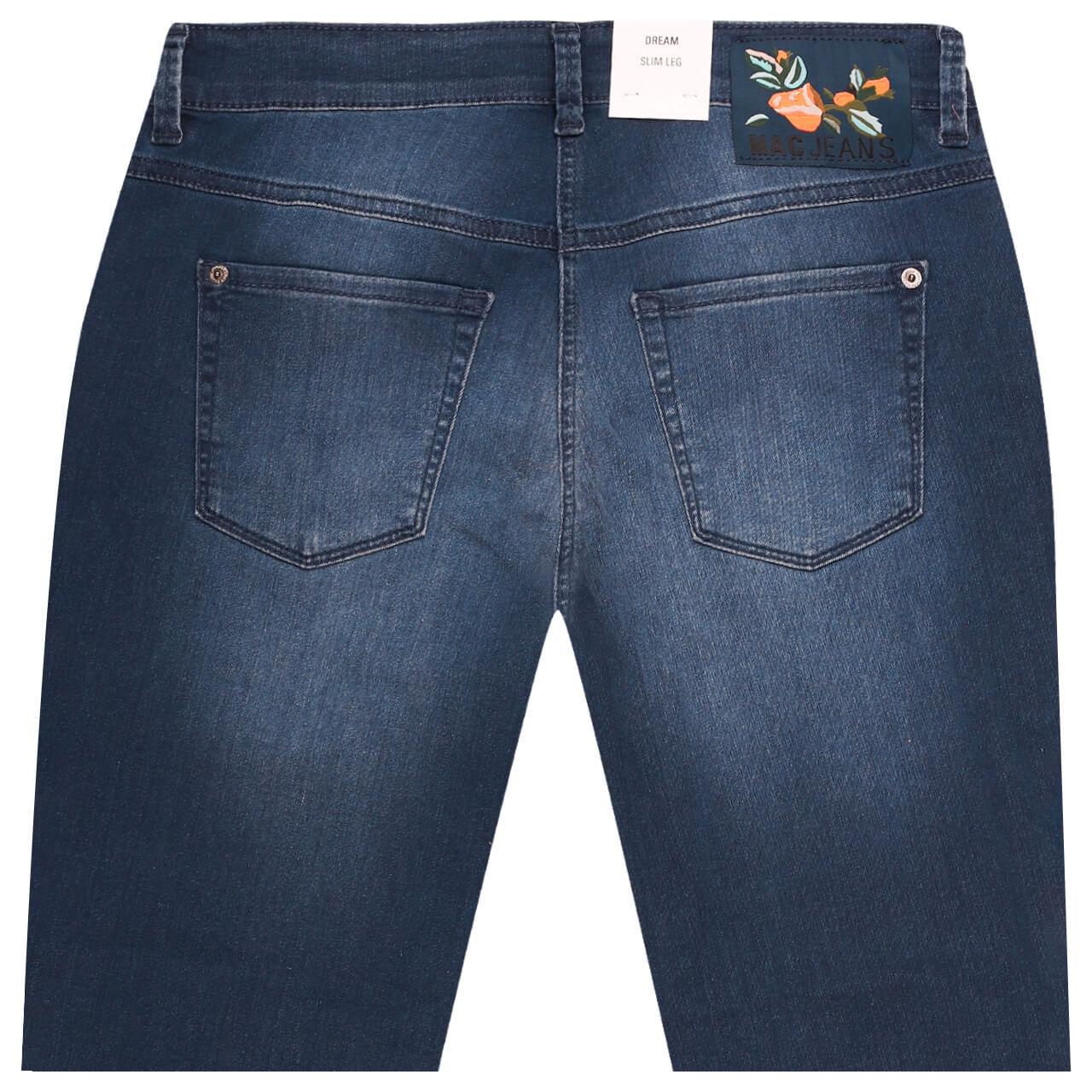 MAC Dream Summer 7/8 Jeans basic used mid blue wonderlight