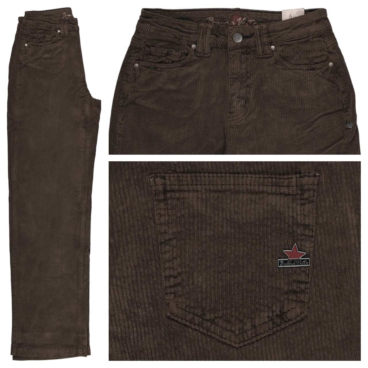 Buena Vista Straight Pants Corduroy Cordhose choco