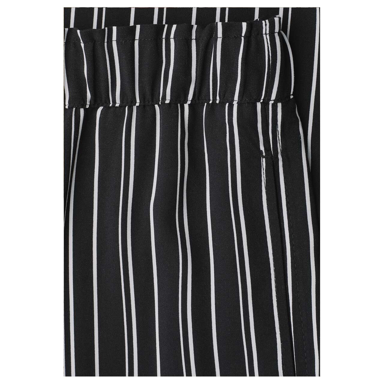 Street One Studio Wide Leg Ankle Hose black striped