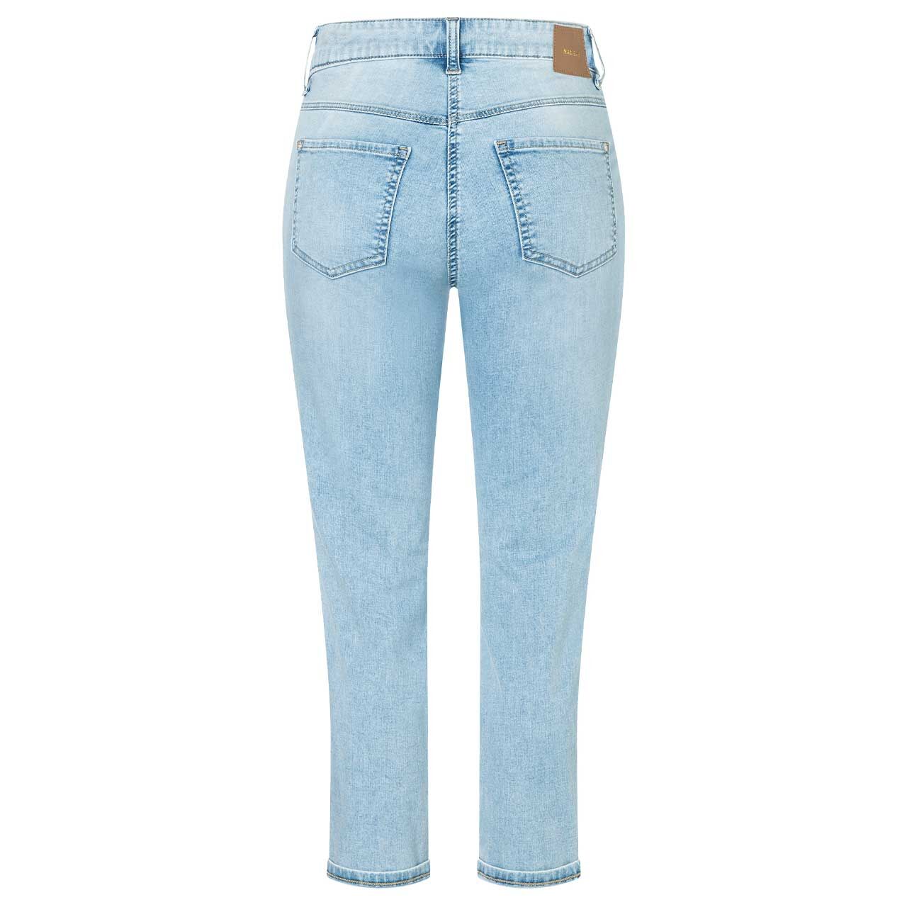Stretch Damen 7/8 Jeans Dream Cropped von MAC in Hellblau angewaschen, Rückansicht
