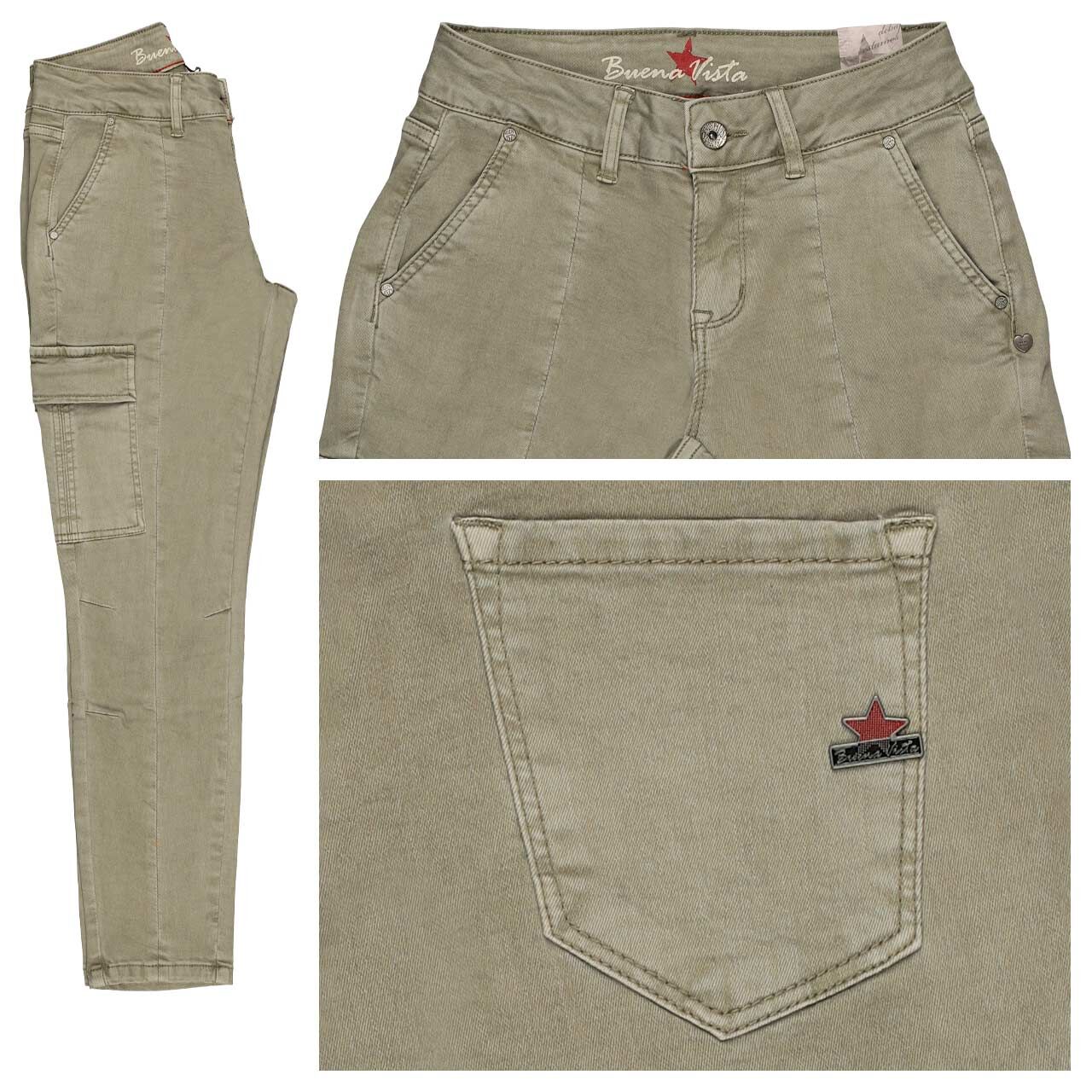 Buena Vista Cargo 7/8 Stretch Twill Baumwollhose aloe Buena Vista Cargo 7/8 Stretch Twill Baumwollhose aloe