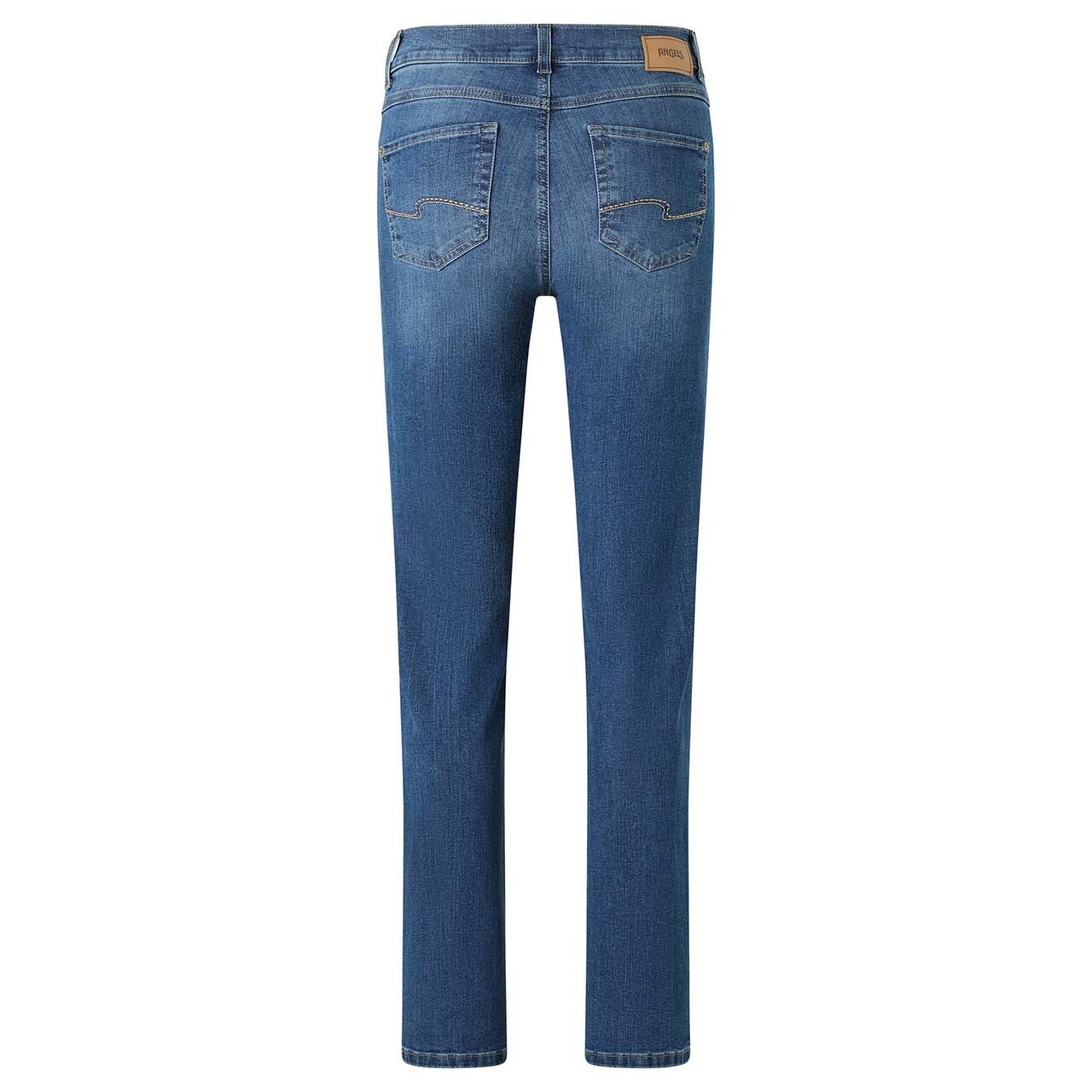 Stretch Damenjeans Dolly von Angels in Blau angewaschen, Rückansicht