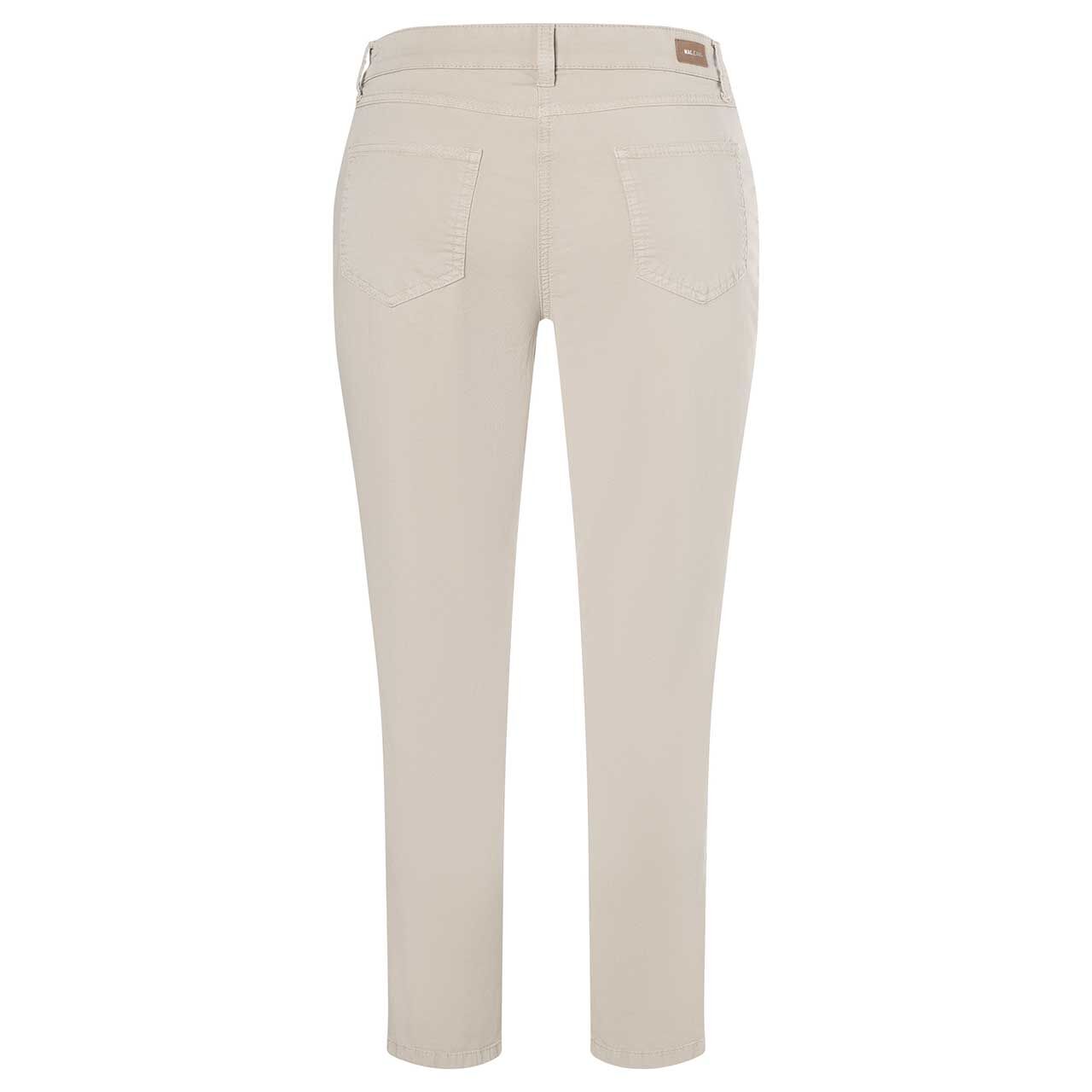 Rückansicht der Damen 7/8 Baumwollhose Melanie von MAC in Beige
