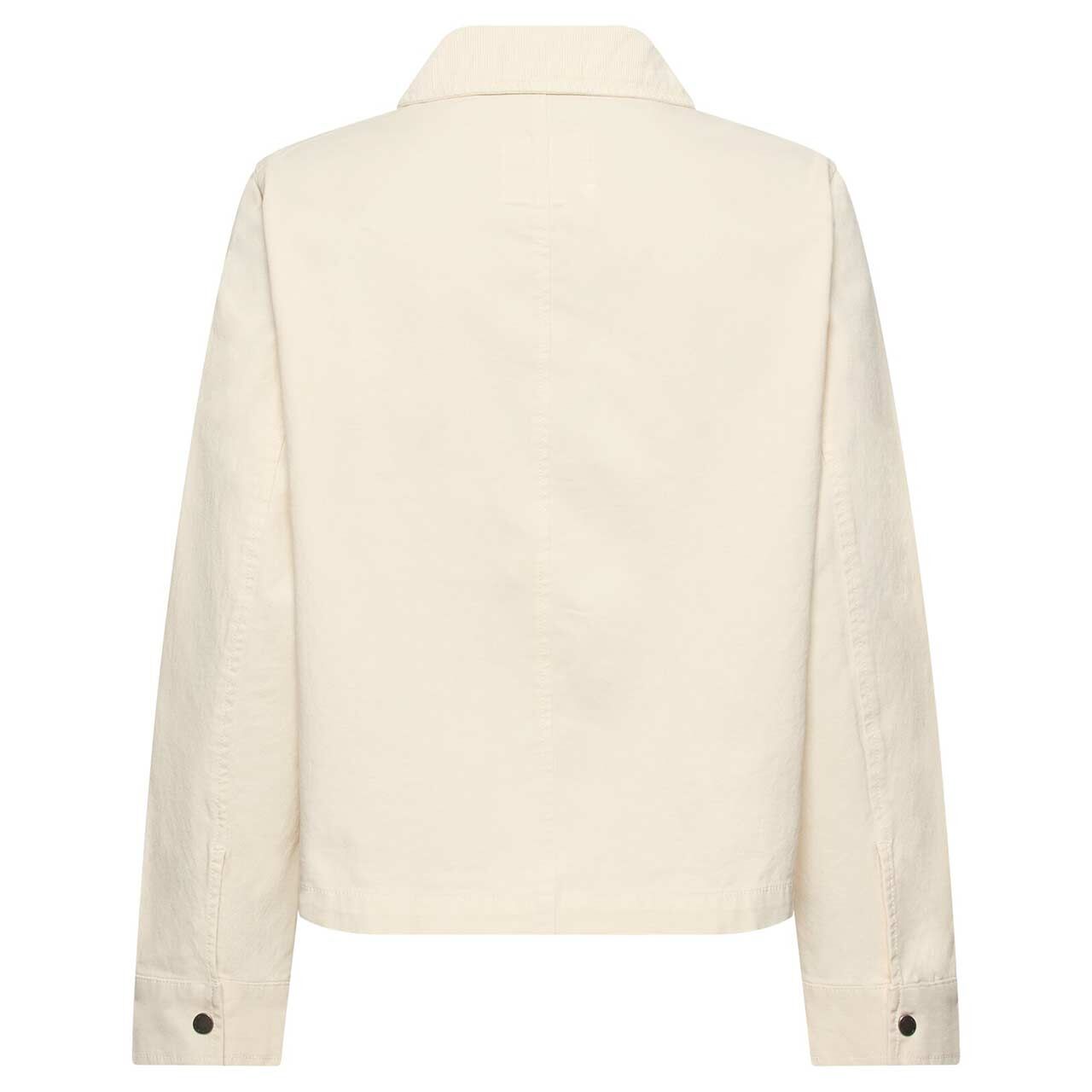 Damen Hemdjacke von Camel active in Cremeweiß, Rückansicht