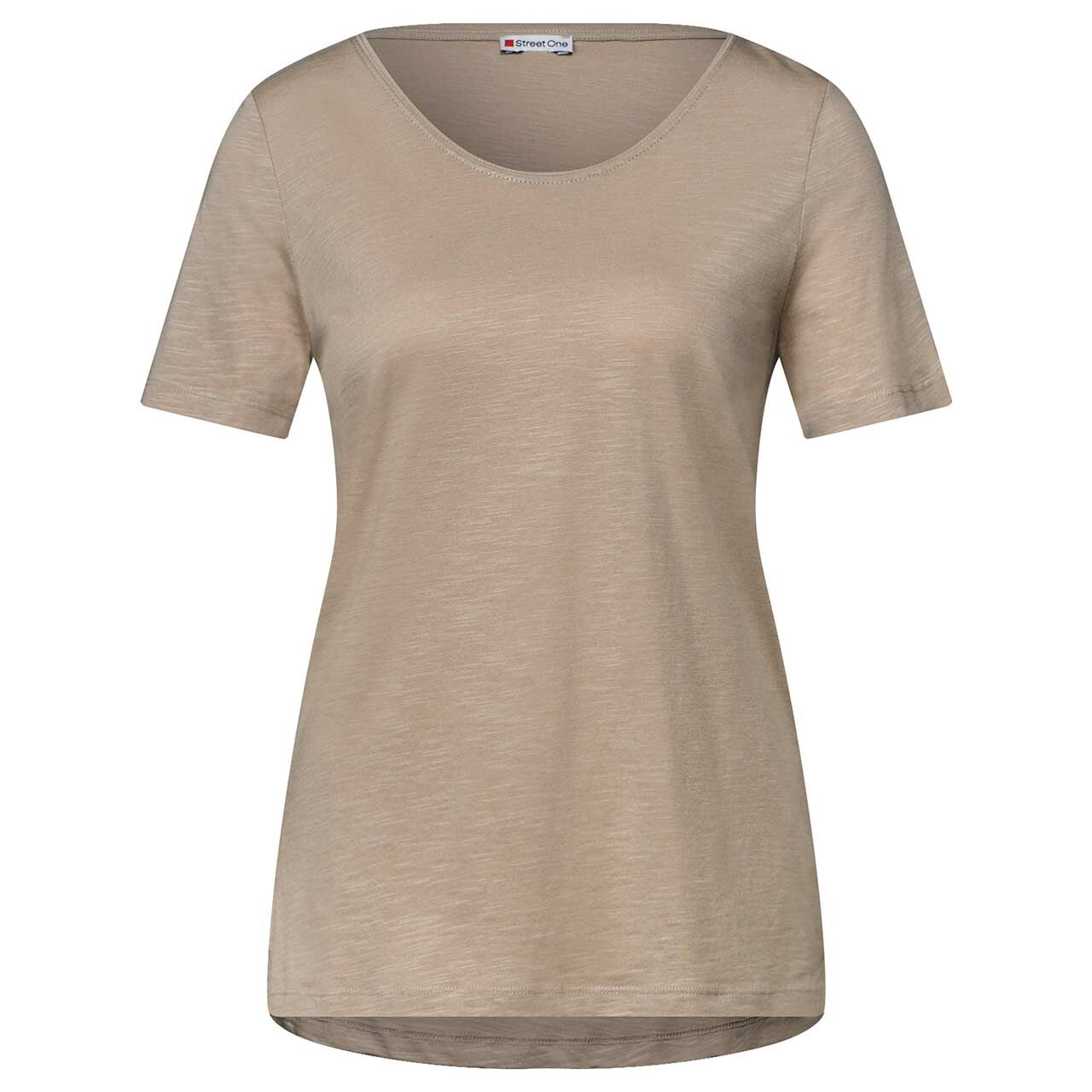 Street One Damen T-Shirt Gerda safari beige