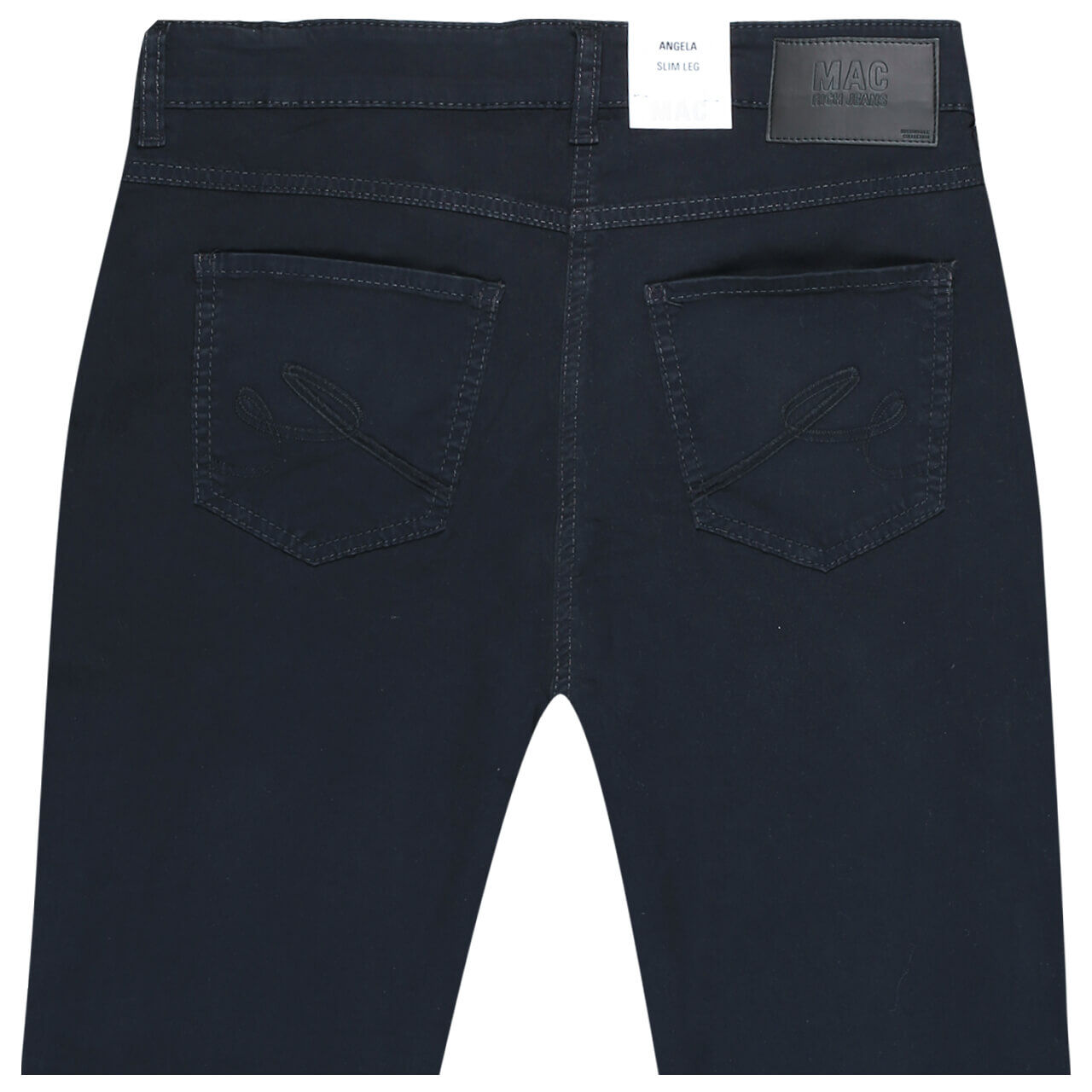 MAC Angela 7/8 Baumwollhose für Damen in Dunkelblau, FarbNr.: 198R