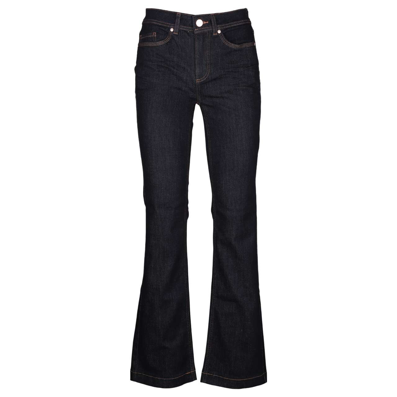 Street One Bootcut Jeans rinsed dark blue
