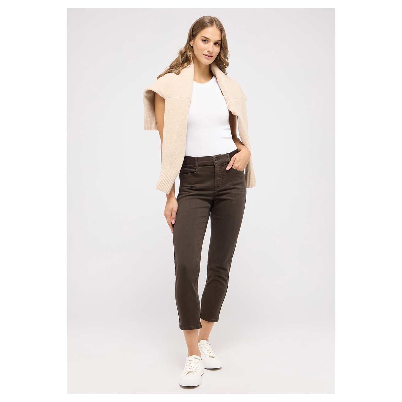 Angels Ornella Sporty 7/8 Jeans chocolate used