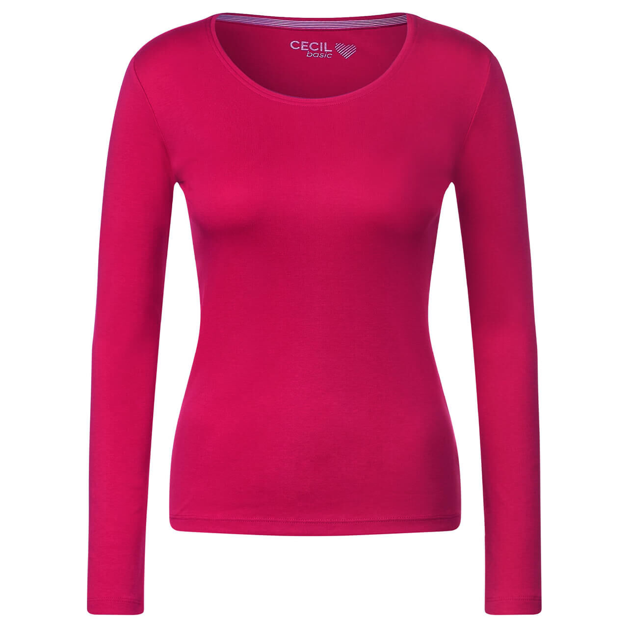 Cecil Damen Langarm Shirt Pia cosy coral