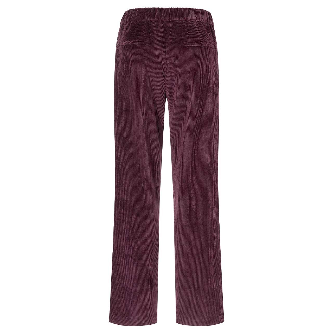 Damen Cordhose Chiara von MAC in Burgunderrot, Rückansicht