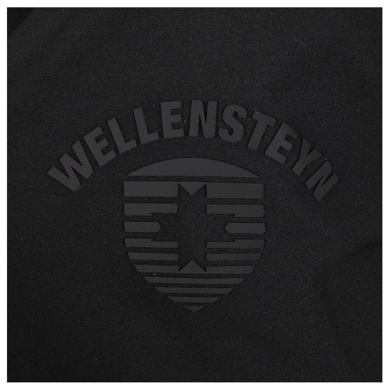 Herren Jacke Clearwater Men Short von Wellensteyn in Schwarz, Detailansicht Markenlogo