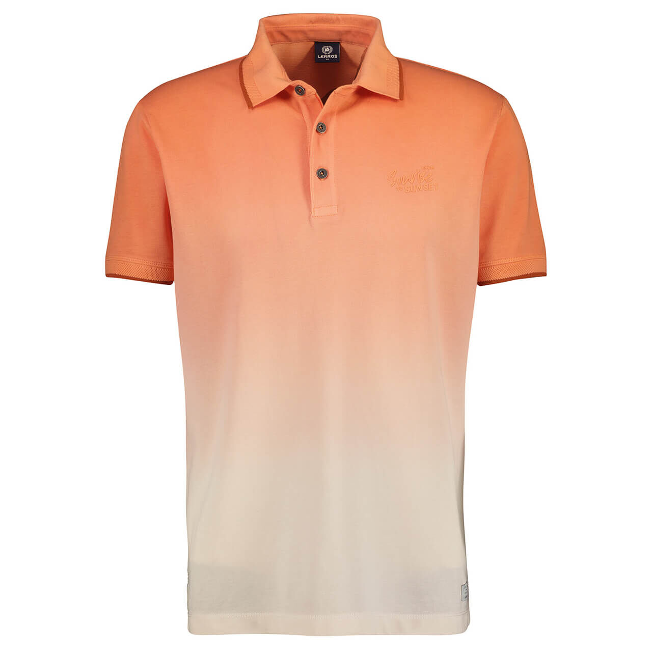 Lerros Poloshirt für Herren in Orange, FarbNr.: 923