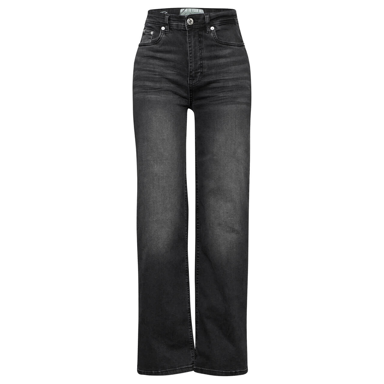 Street One Wide Leg Jeans black washed