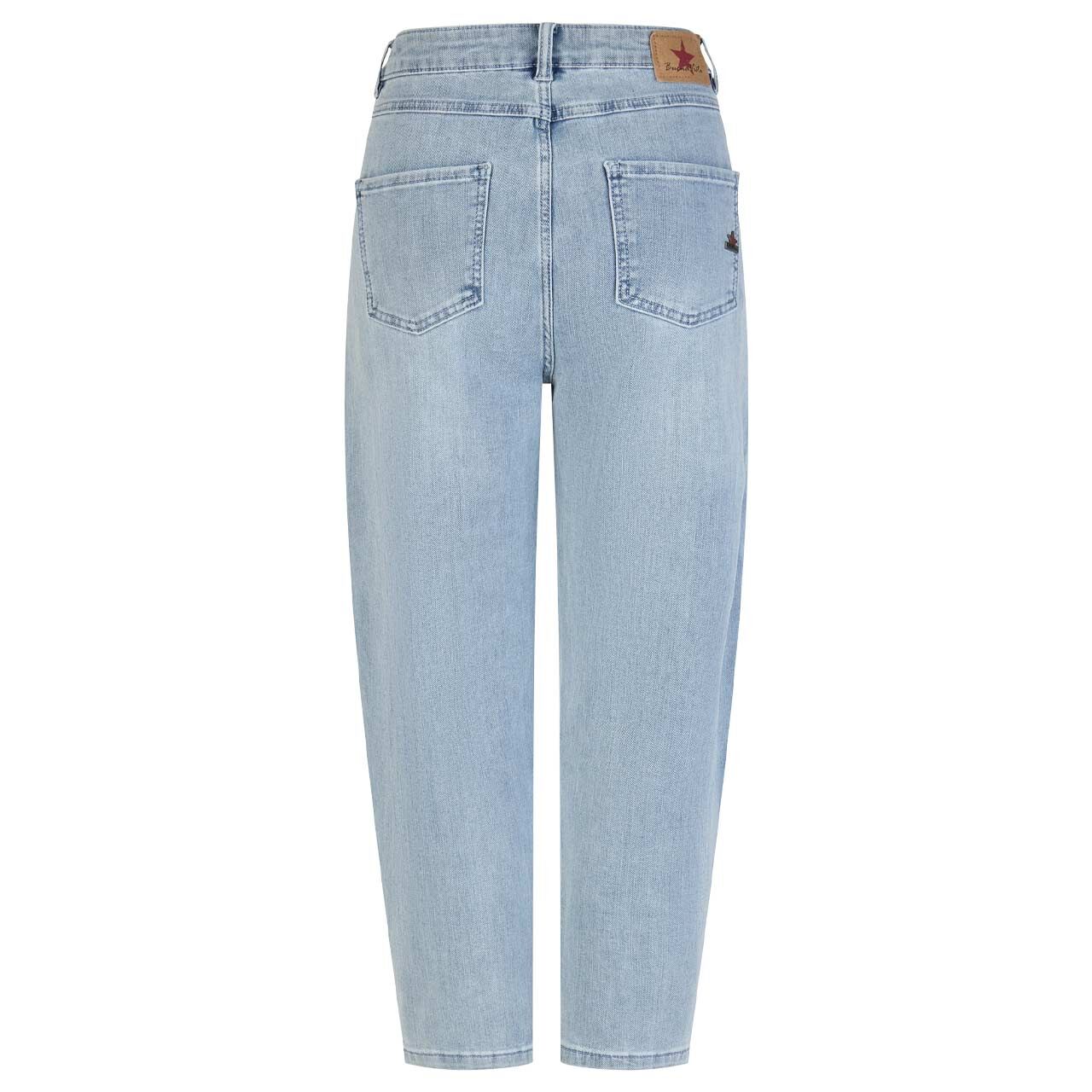 Damen 7/8 Jeans Ballon-T von Buena Vista in Hellblau verwaschen, Rückansicht