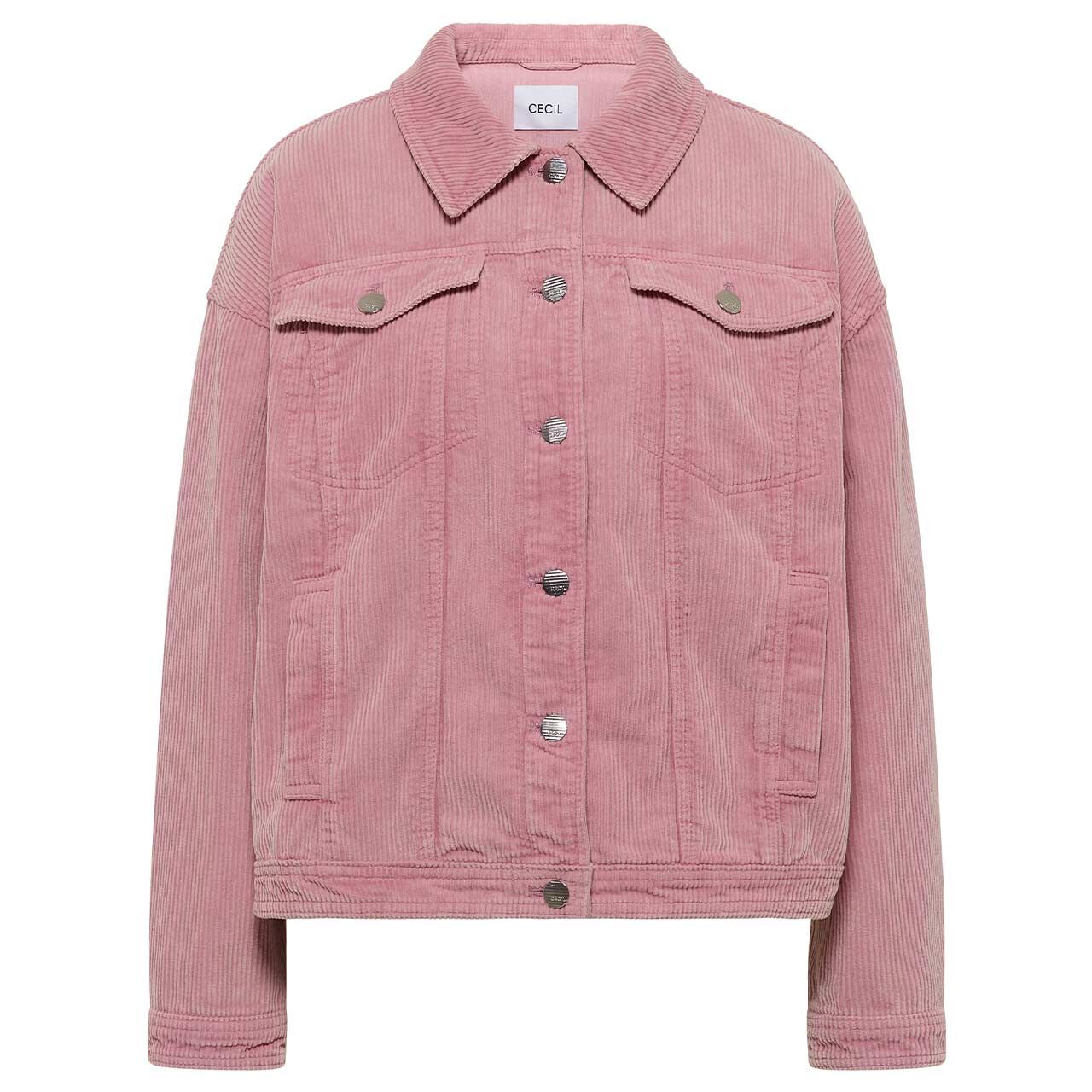 Cecil Damen Cord Hemdjacke velvet rose