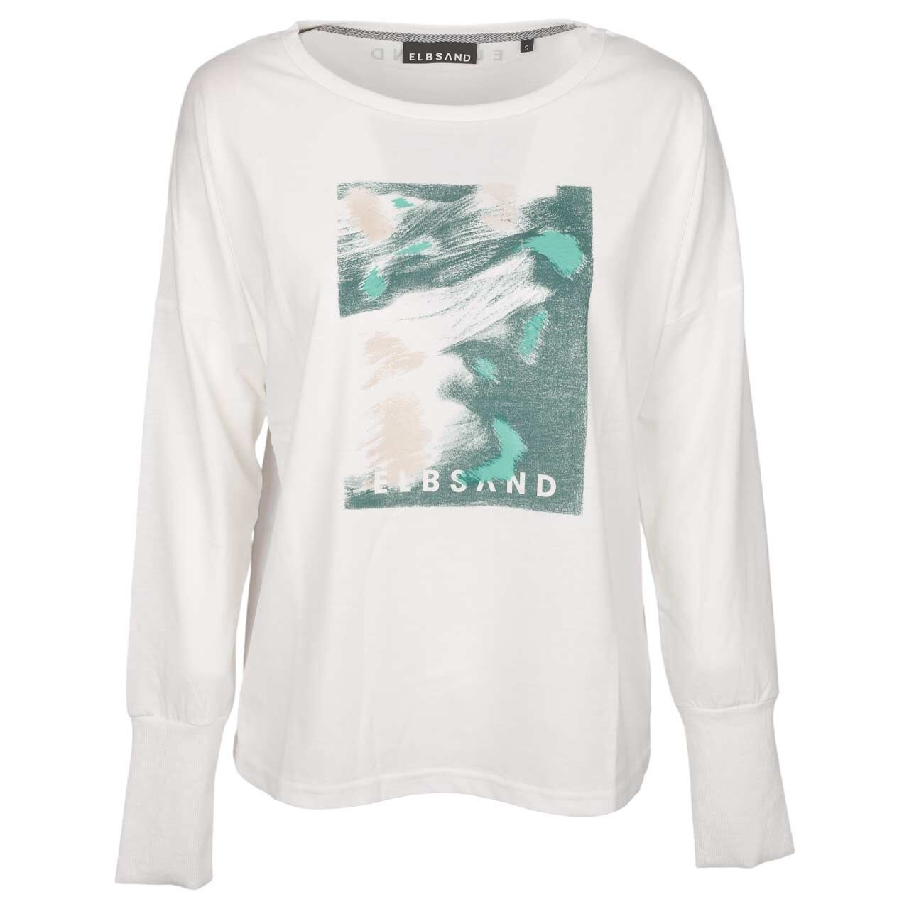 Elbsand Damen Langarm Shirt Ilena cloud white