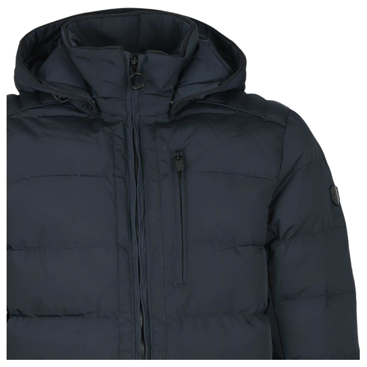 Herren Jacke Blackjack Men Long von Wellensteyn in Schwarz, Detailansicht vorne